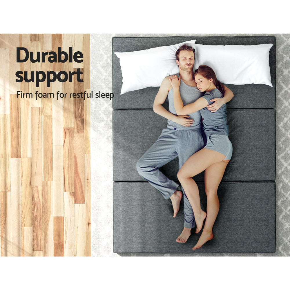Marlook Bedding Foldable Mattress Folding Foam Queen Grey