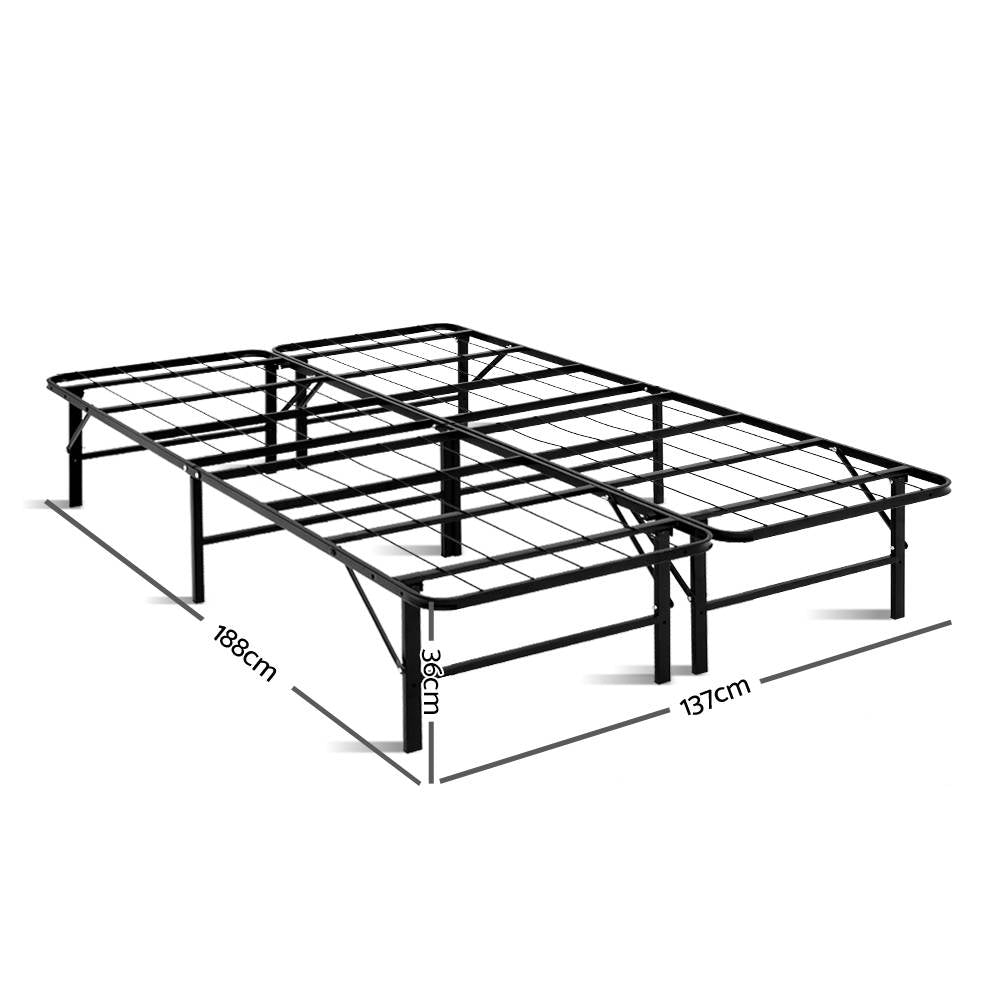 Marlook Folding Bed Frame Metal Base - Double