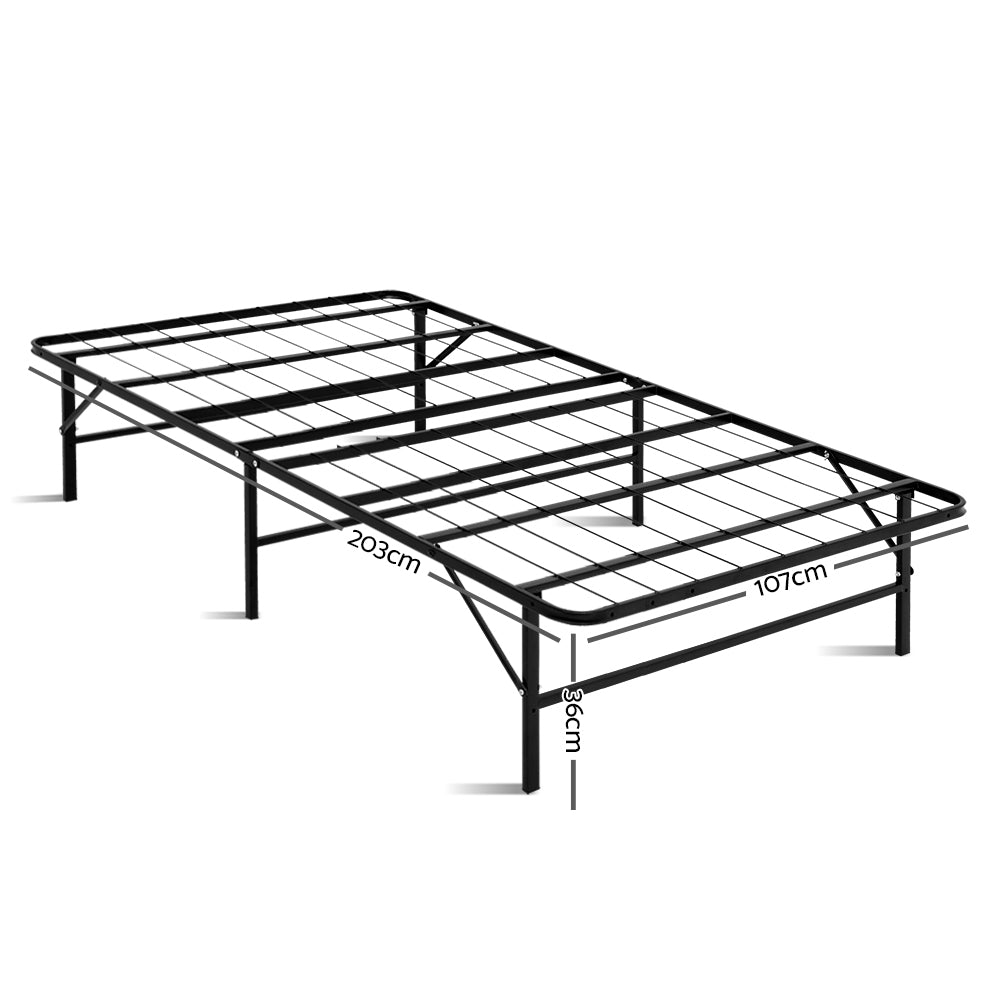 Marlook Folding Bed Frame Metal Base - King Single