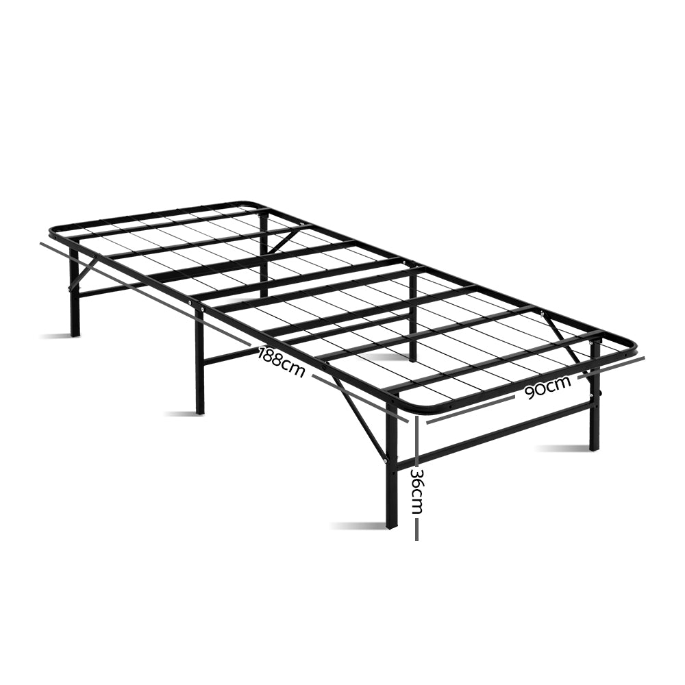 Marlook Folding Bed Frame Metal Base - Single