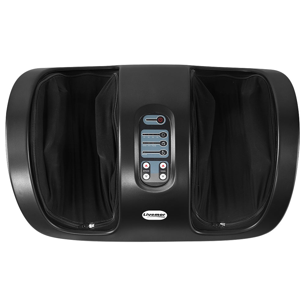 Marlook Foot Massager Shiatsu Massagers Electric Roller Kneading Calf Leg Black