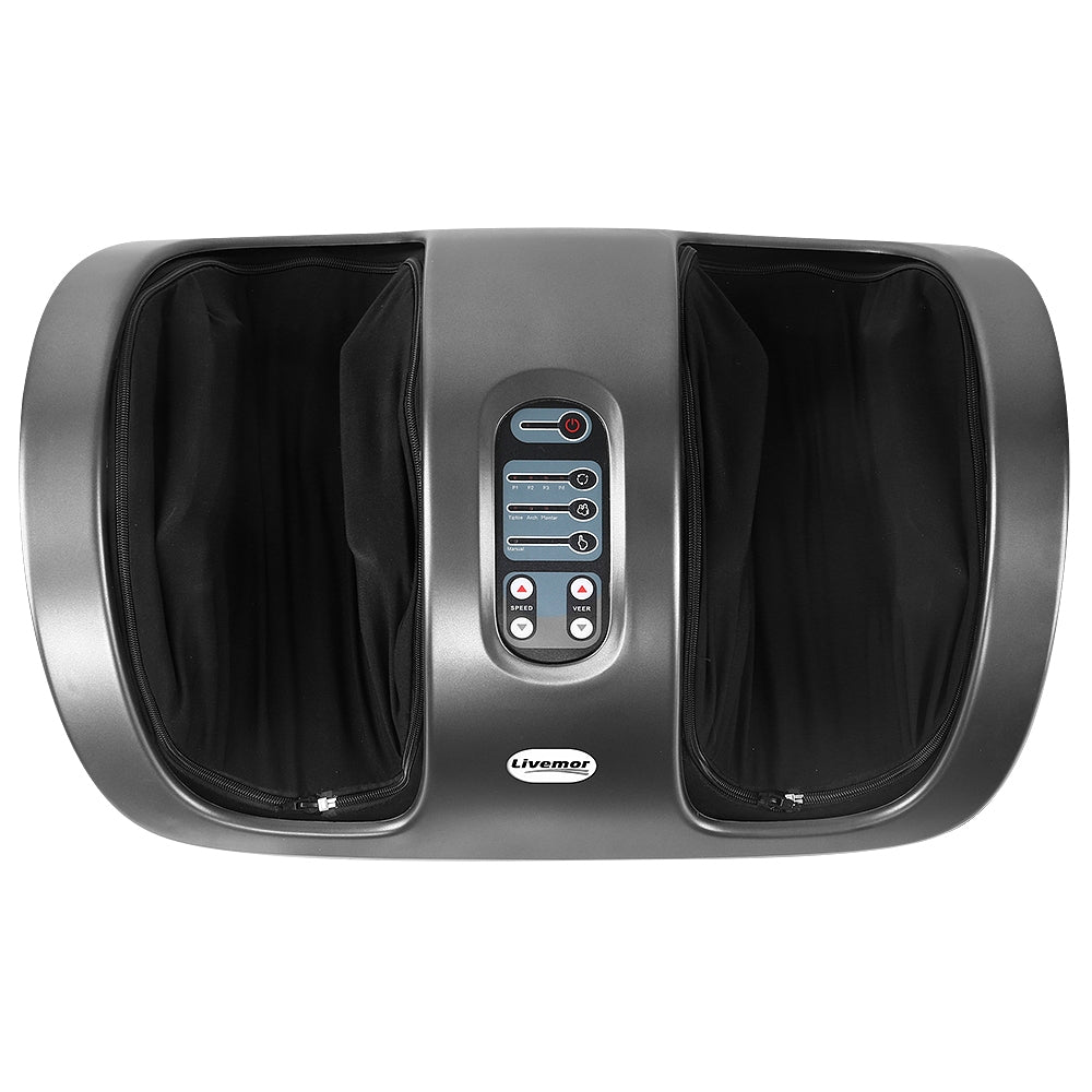 Marlook Foot Massager Shiatsu Massagers Electric Roller Kneading Calf Leg Grey