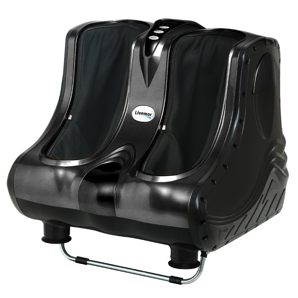 Marlook Foot Massager Massagers Shiatsu Electric Roller Ankle Calf Leg Kneading Black