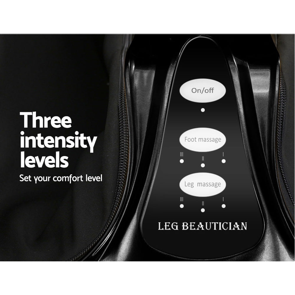 Marlook Foot Massager Massagers Shiatsu Electric Roller Ankle Calf Leg Kneading Black