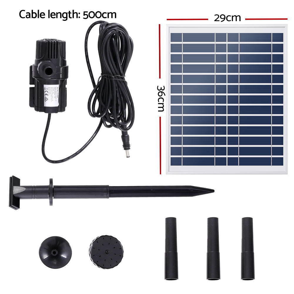 Marlook Solar Pond Pump Submersible Water Fountain Kit 9.8FT