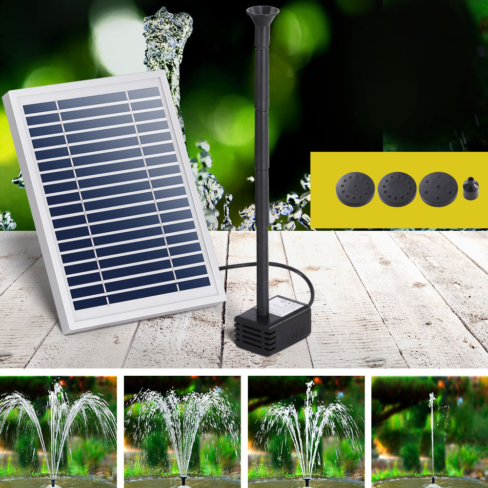 Marlook Solar Pond Pump Submersible Water Fountain Kit 4.4FT