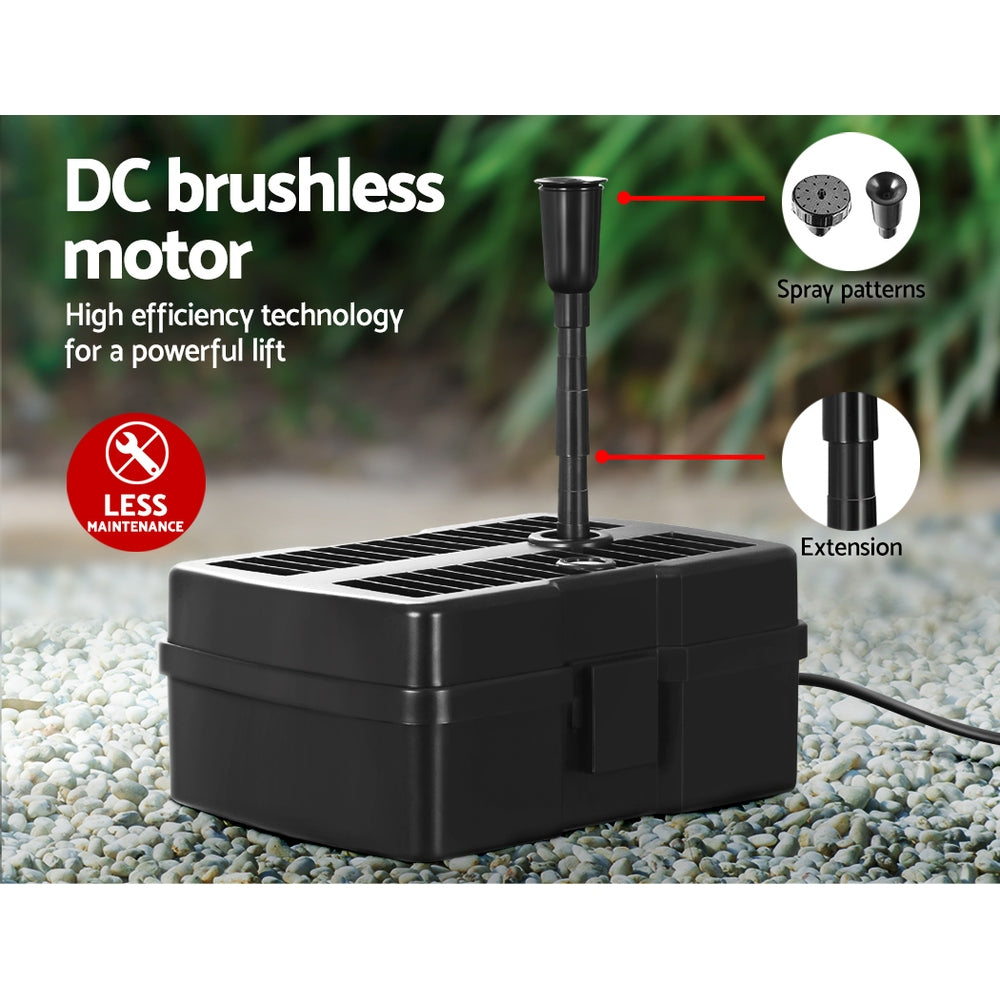 Marlook Solar Pond Pump with Filter Box 4.6FT