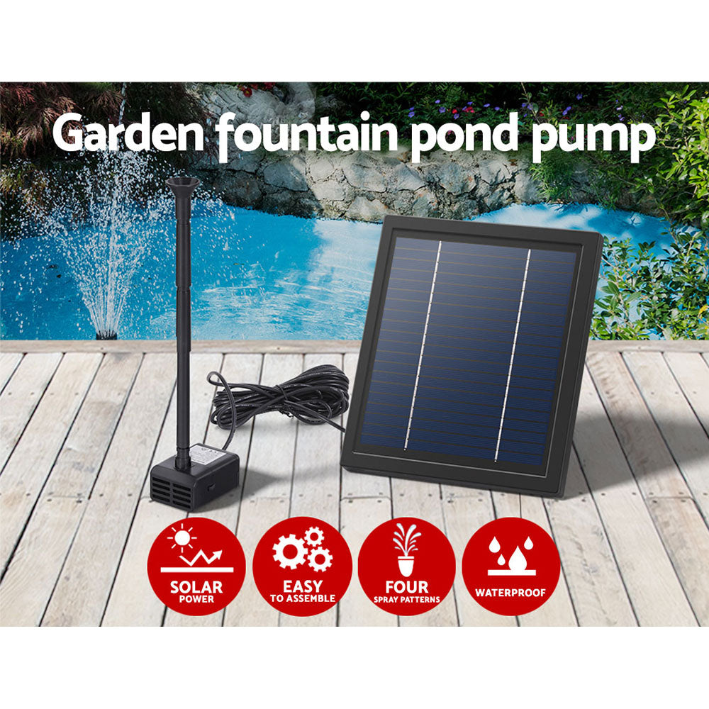 Marlook Solar Pond Pump Submersible Water Fountain Kit 6.1FT