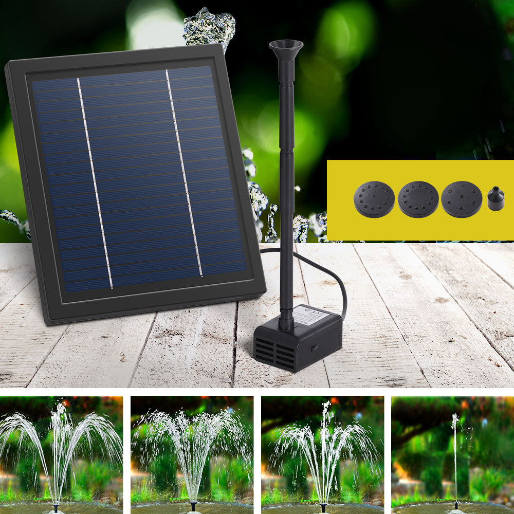 Marlook Solar Pond Pump Submersible Water Fountain Kit 6.1FT