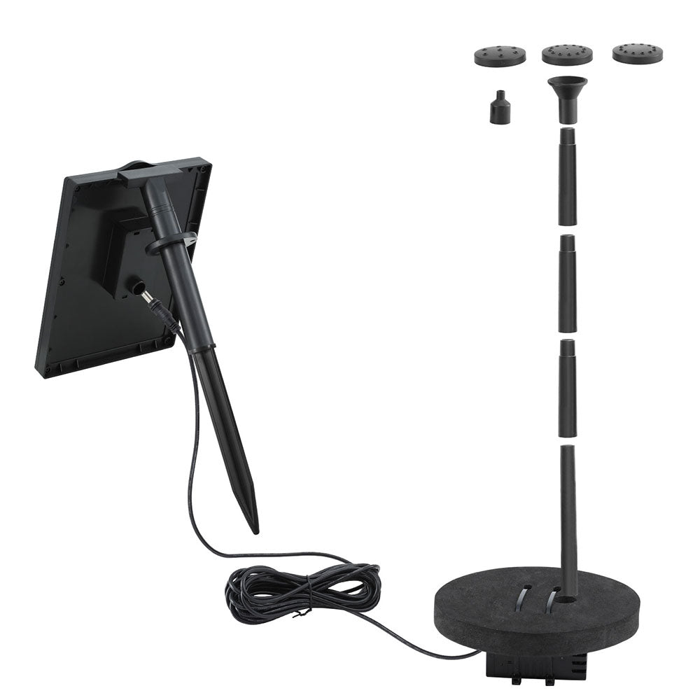 Marlook Solar Pond Pump Water Fountain Submersible Floating Bird Bath 190L/H