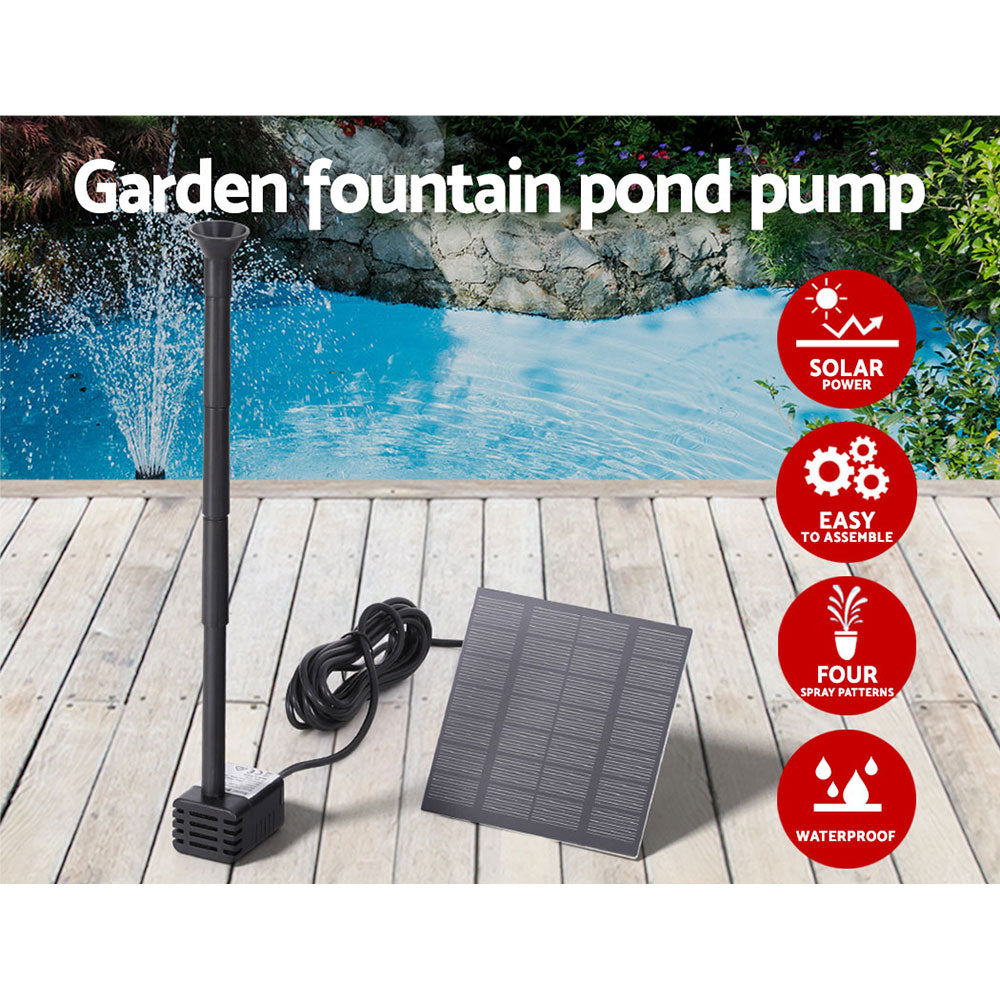Marlook Solar Pond Pump Submersible Water Fountain Kit 2.6FT