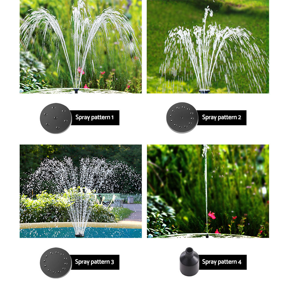 Marlook Solar Pond Pump Submersible Water Fountain Kit 2.6FT