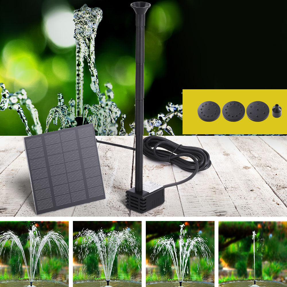 Marlook Solar Pond Pump Submersible Water Fountain Kit 2.6FT