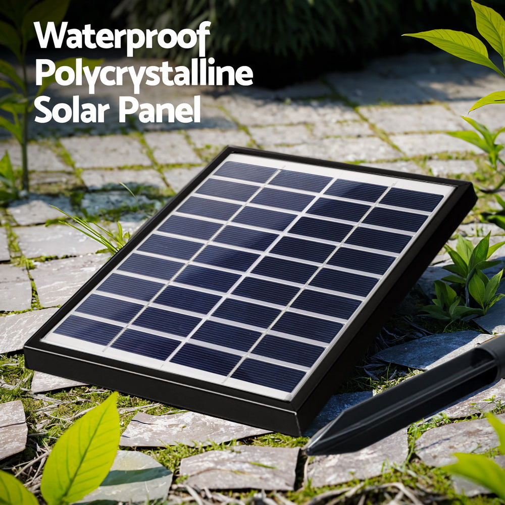 Marlook Solar Fountain Water Feature Wall Mount Garden Fountains 80CM Grey