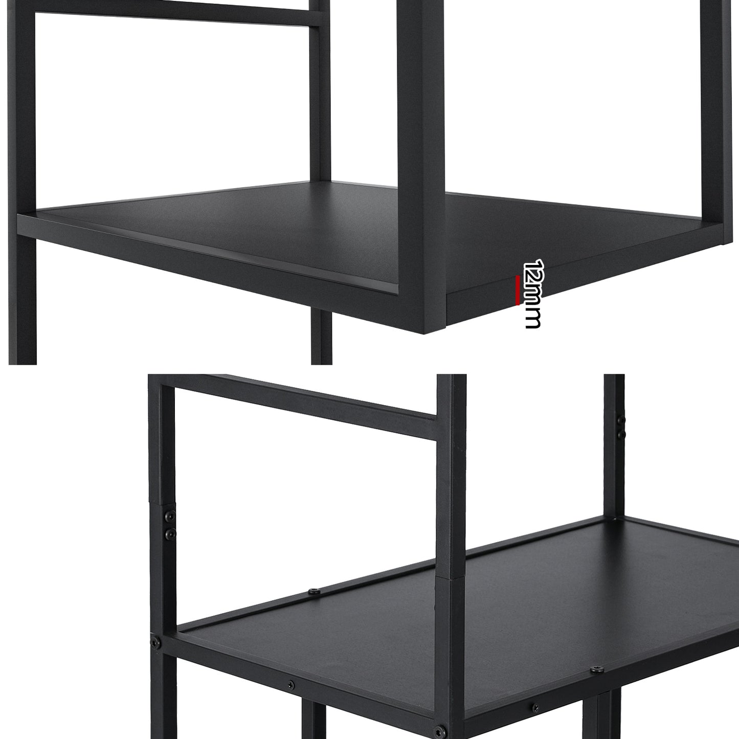 Marlook Bookshelf 5 Tiers RHYS Black