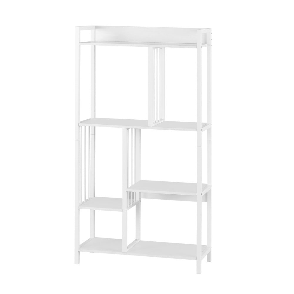 Marlook Bookshelf Display Shelves 5 Tiers 120cm White