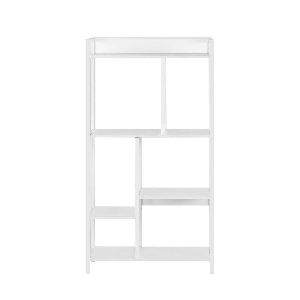 Marlook Bookshelf Display Shelves 5 Tiers 120cm White