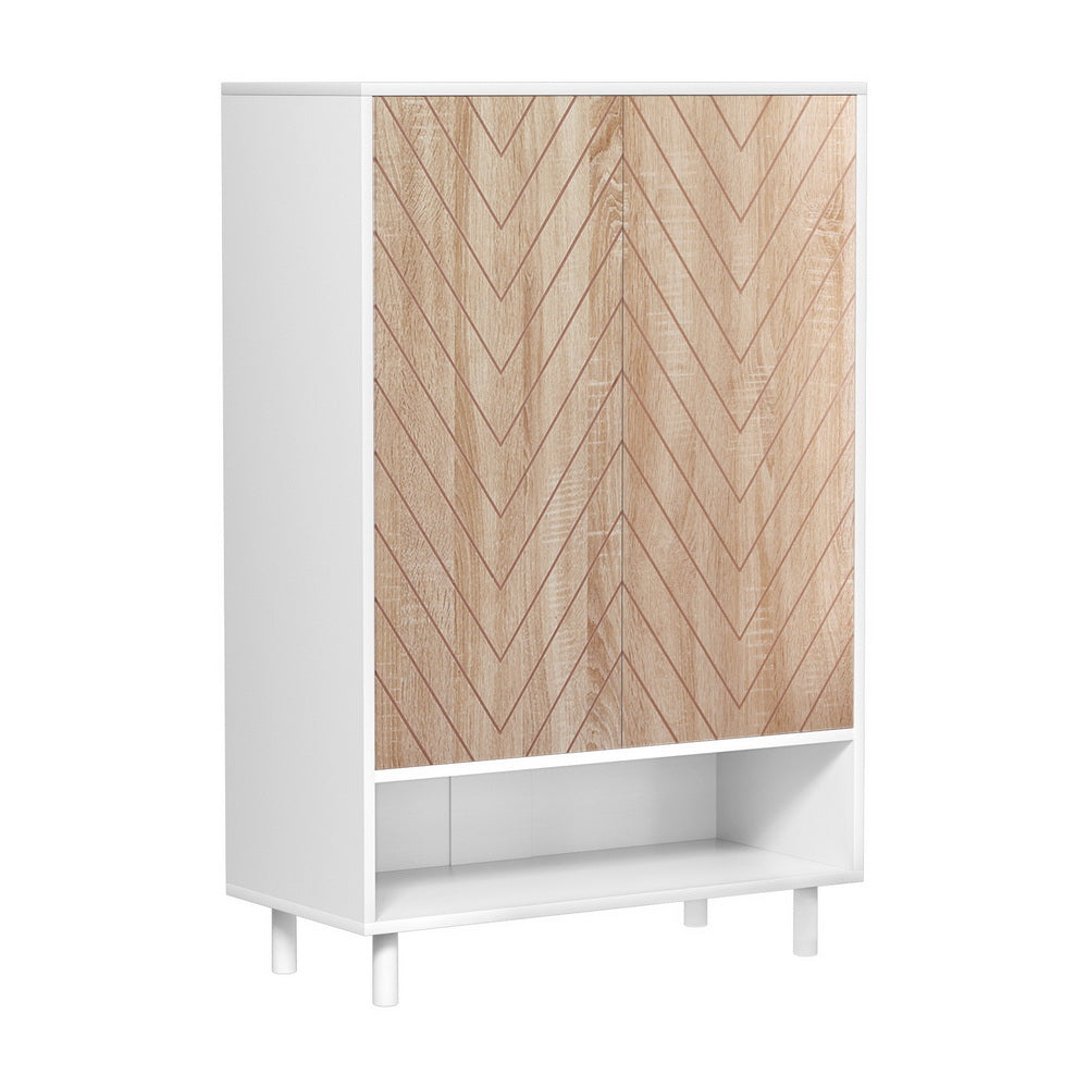 Marlook Shoe Rack Cabinet 24 Pairs 6-tier White