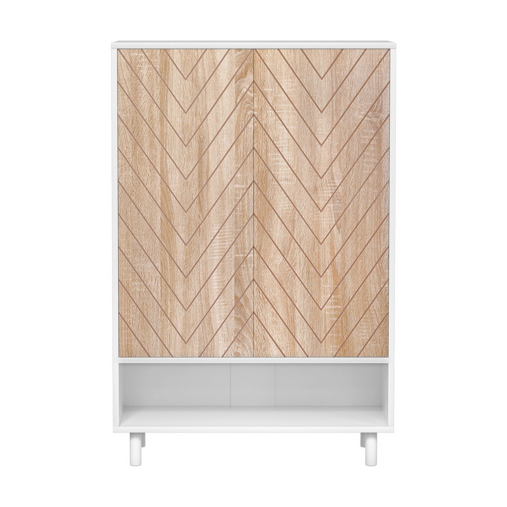 Marlook Shoe Rack Cabinet 24 Pairs 6-tier White