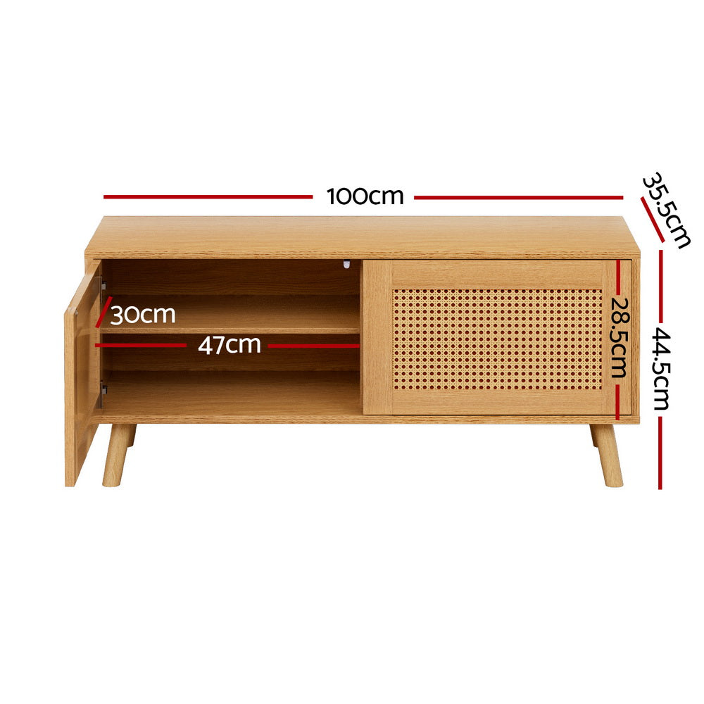 Marlook Shoe Rack Bench Up to 10 Pairs Rattan Starlyn