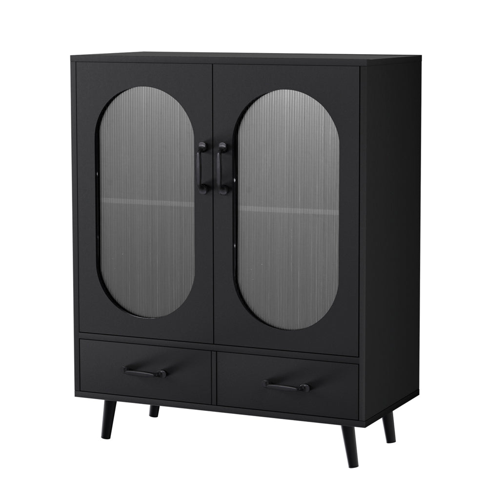 Marlook Buffet Sideboard Double Doors - Black
