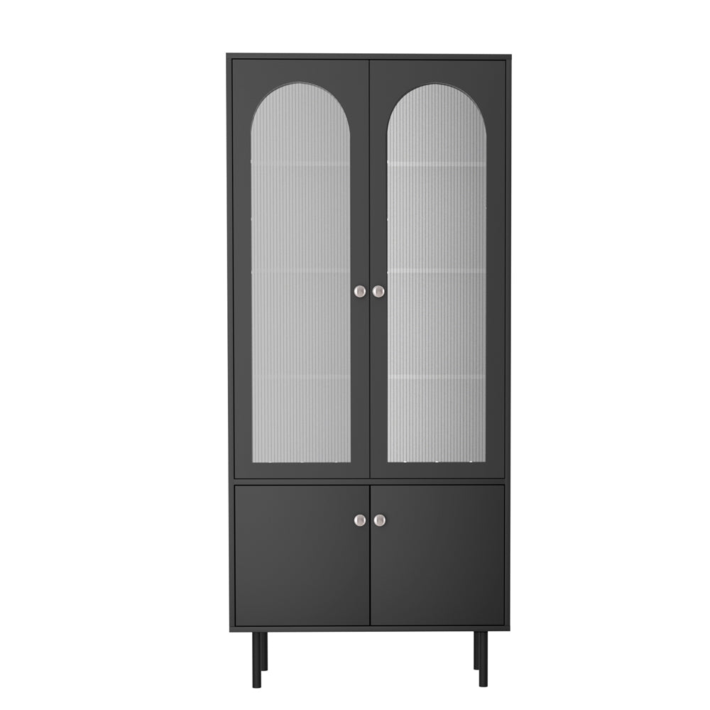 Marlook Buffet Sideboard Cupboard Cabinet Black