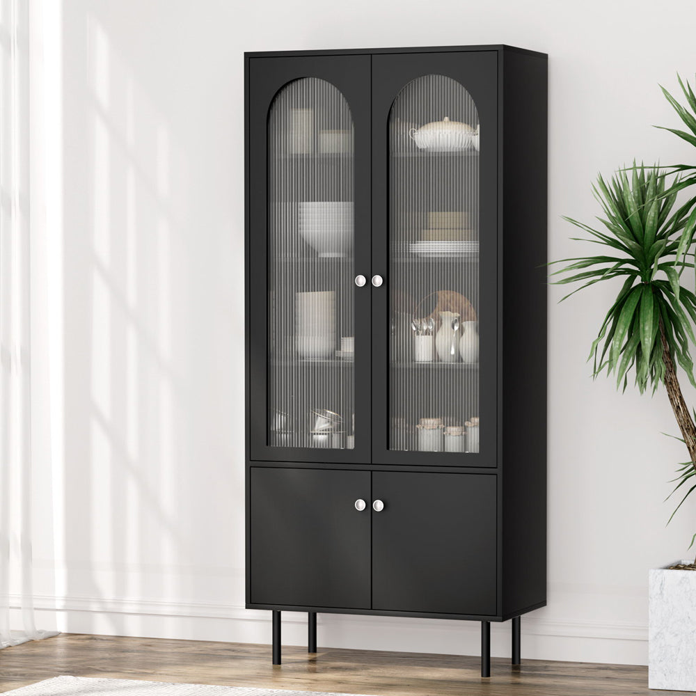 Marlook Buffet Sideboard Cupboard Cabinet Black