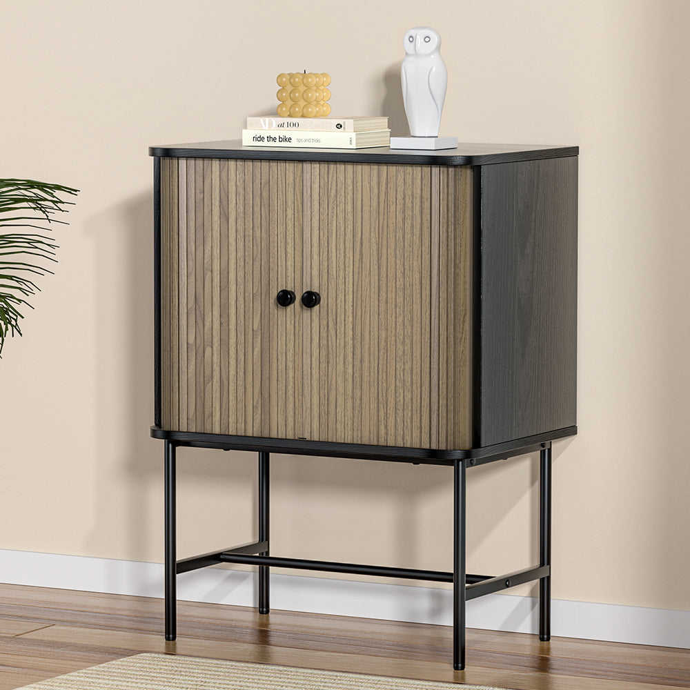 Marlook Buffet Sideboard Cupboard Cabinet Sliding Doors Pantry Storage BORIS