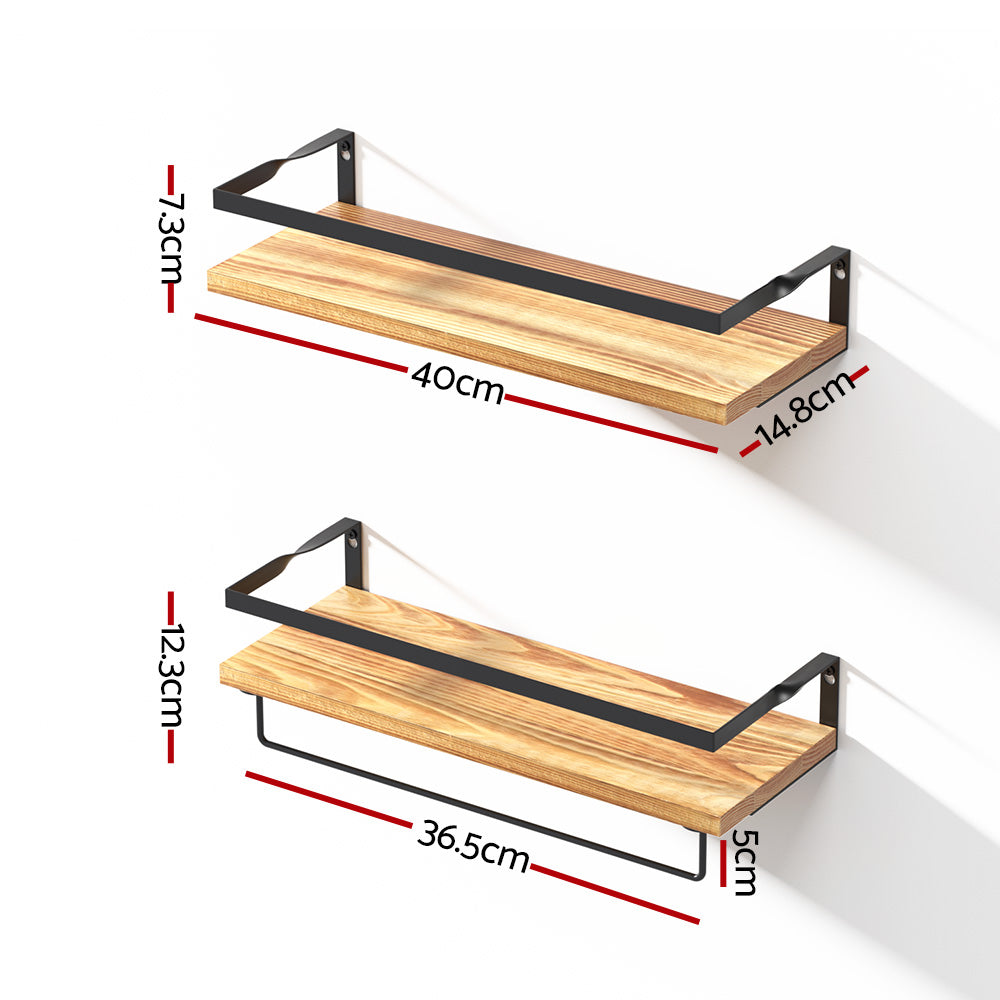 Marlook Floating Wall Shelf Set of 2