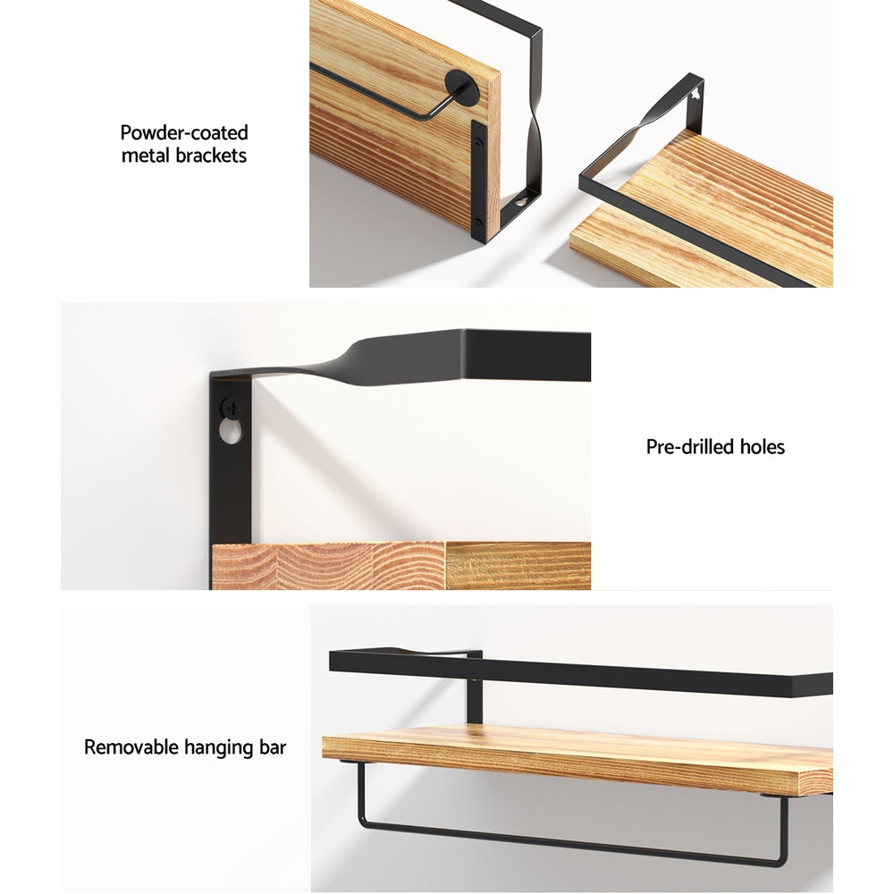 Marlook Floating Wall Shelf Set of 2