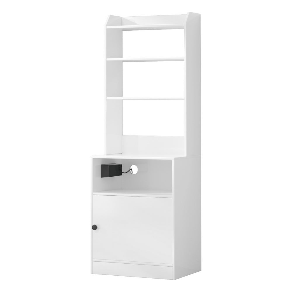 Marlook Bedside Table Nightstand Charging Station