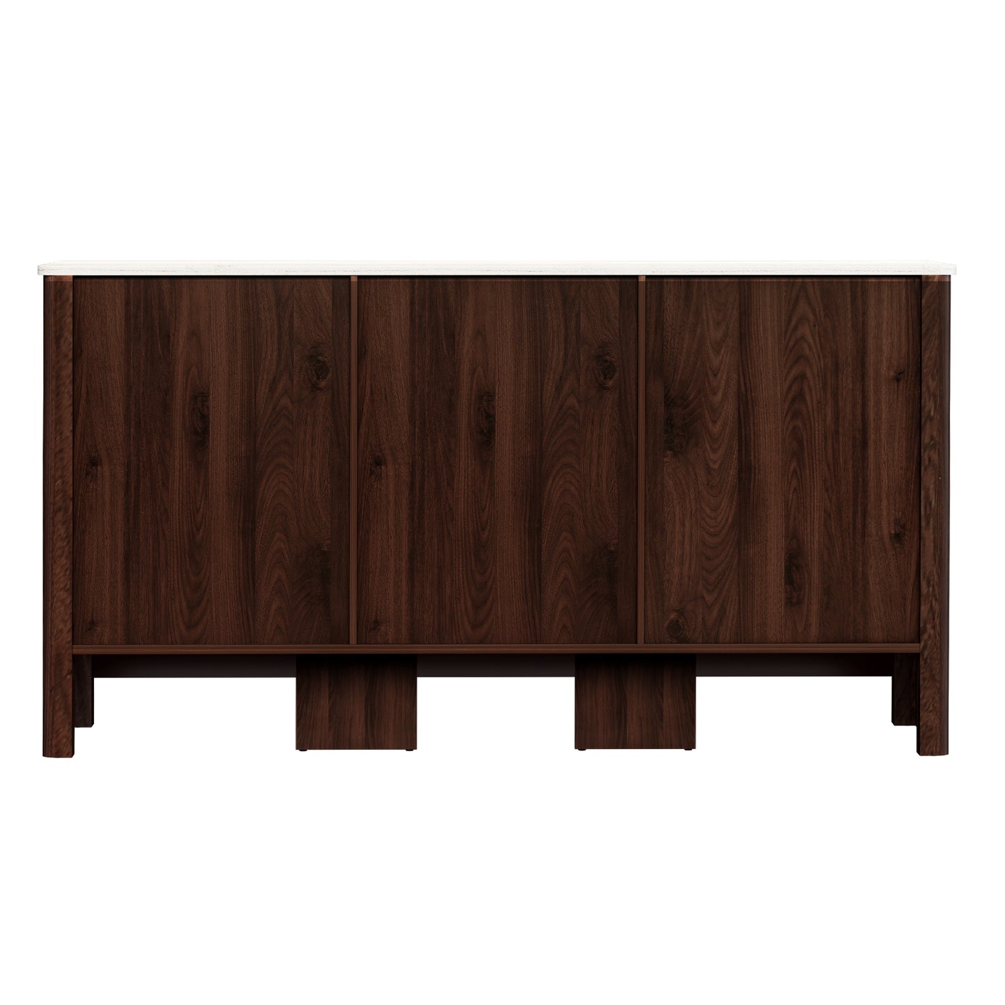 Marlook Buffet Sideboard Cabinet Marble Style Tabletop