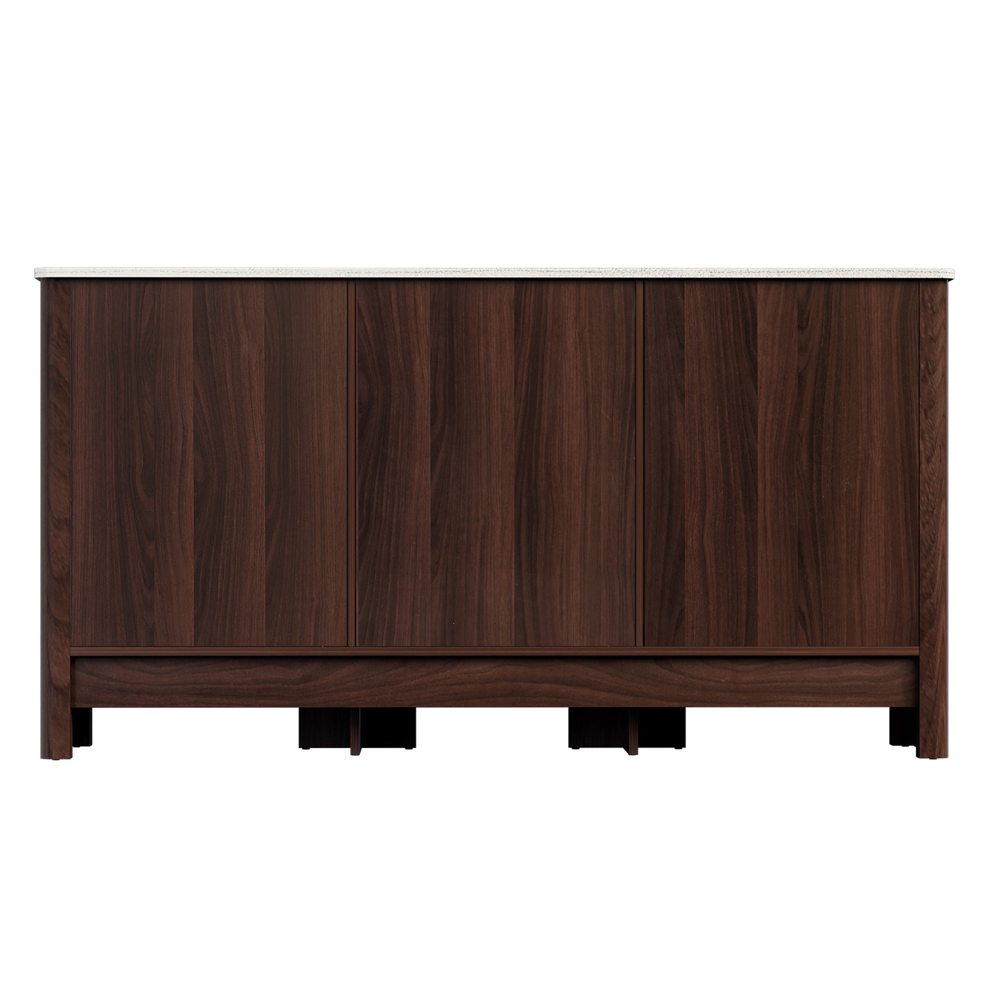 Marlook Buffet Sideboard Cabinet Marble Style Tabletop