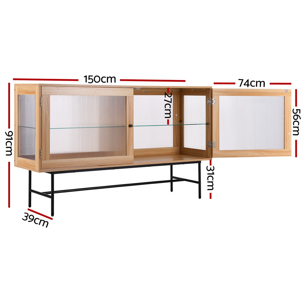Marlook Buffet Sideboard Double Doors - Oak