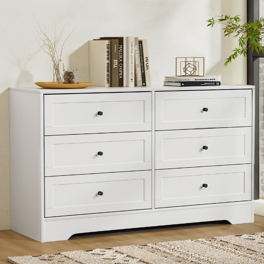 Marlook 6 Chest of Drawers - LEIF White