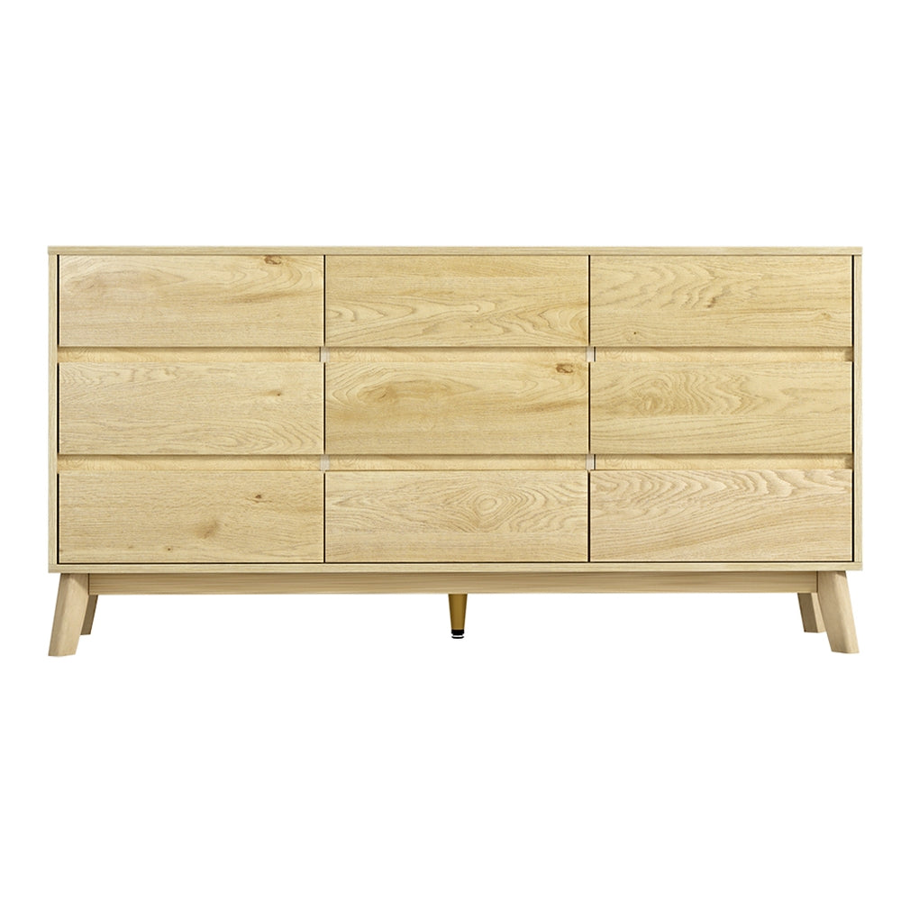 Marlook 9 Chest of Drawers Tallboy Cabinet - XAVI Pine