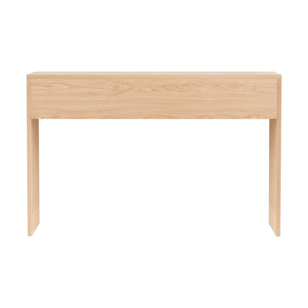 Marlook Console Table Hallway Fluted 120CM Pine
