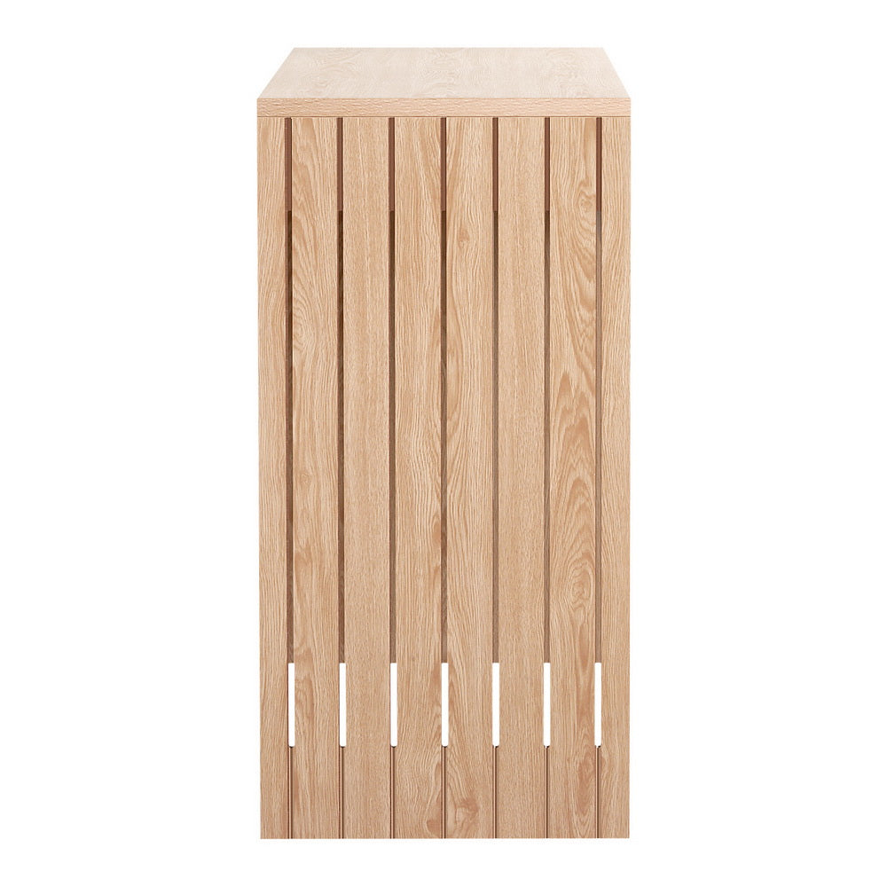 Marlook Console Table Hallway Fluted 120CM Pine