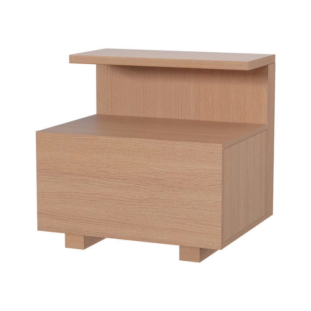 Marlook Bedside Table 1 Drawer - Pine