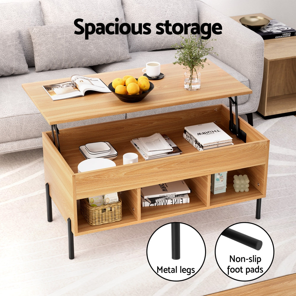 Marlook Coffee Table Lift-top Oak