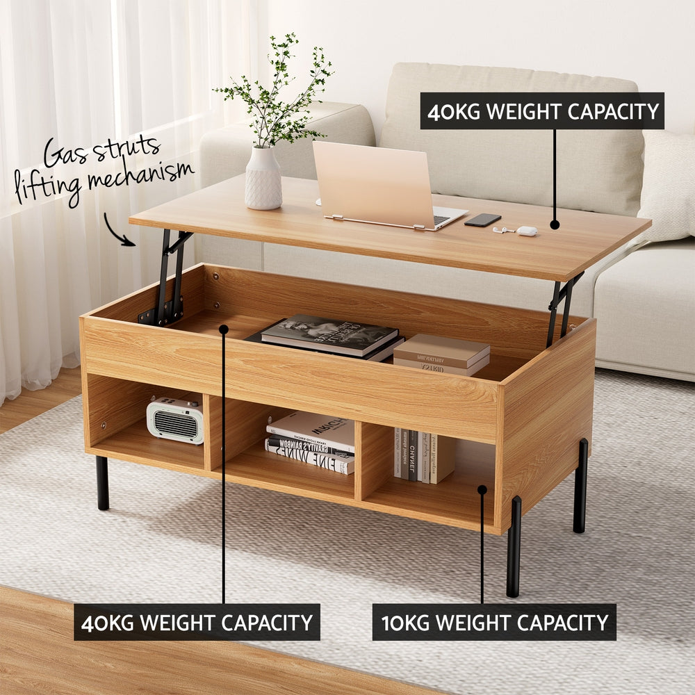 Marlook Coffee Table Lift-top Oak