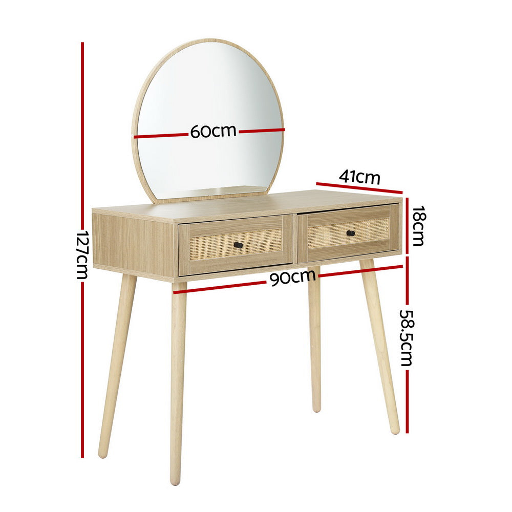 Marlook Dressing Table Set Rattan Frances