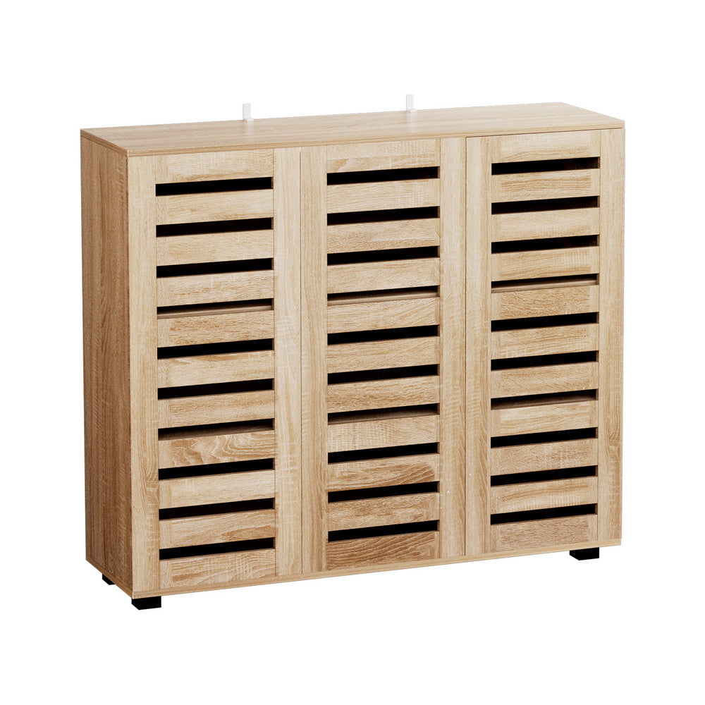 Marlook Shoe Rack Cabinet 30 Pairs Adjustable Shelf