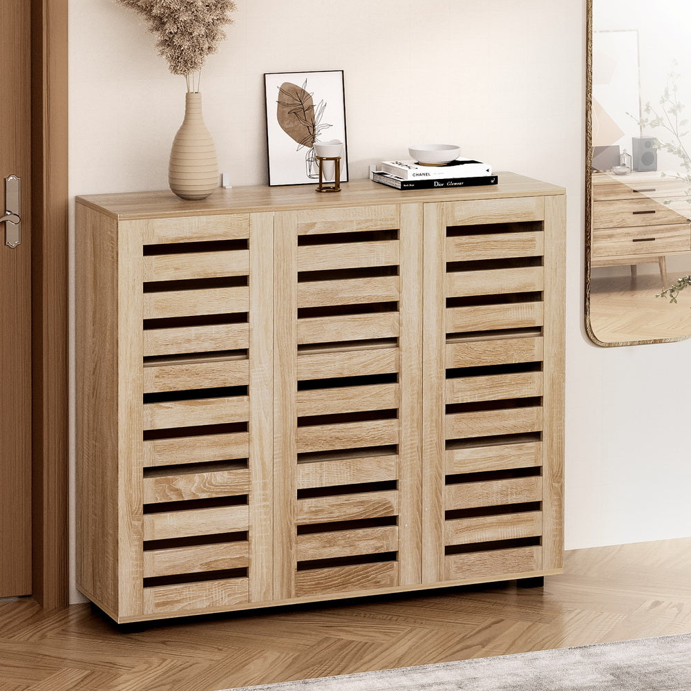 Marlook Shoe Rack Cabinet 30 Pairs Adjustable Shelf