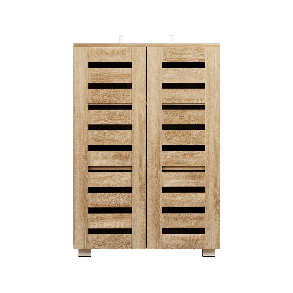 Marlook Shoe Rack Cabinet 20 Pairs 5-tier Wood Alster