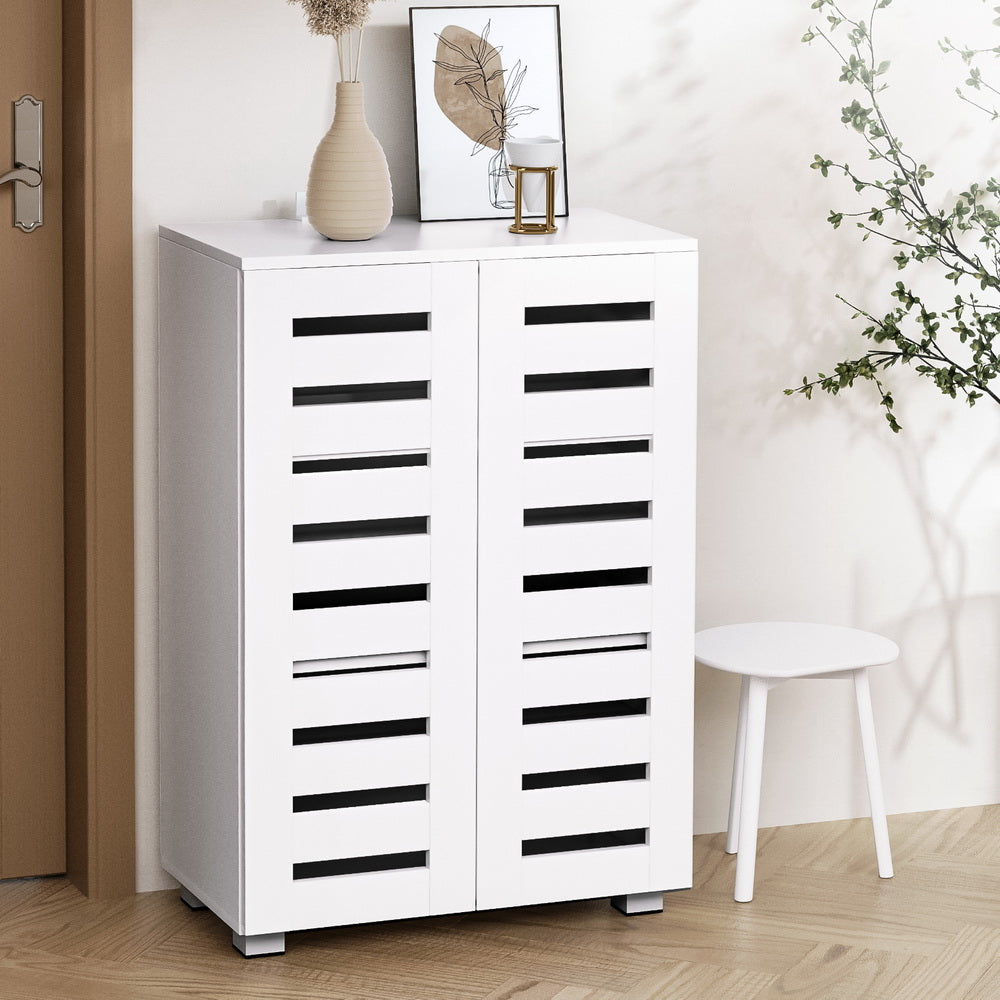 Marlook Shoe Rack Cabinet 20 Pairs 5-tier White Alster