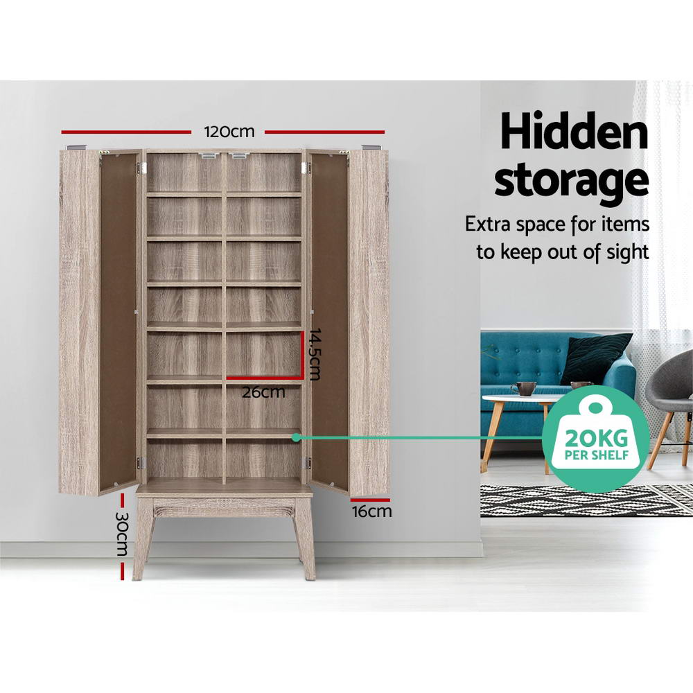 Marlook Bookshelf CD Storage Rack - BERG Oak
