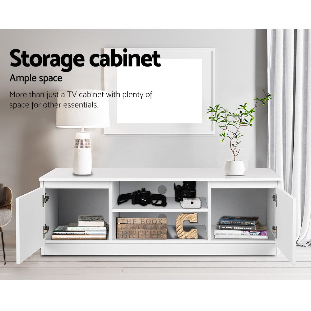 Marlook TV Cabinet Entertainment Unit 120cm White Anita
