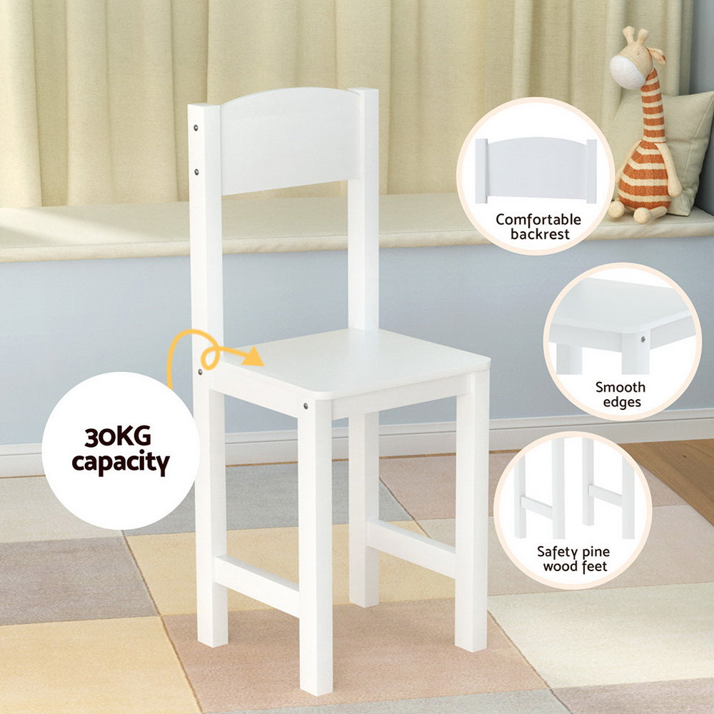Marlook Kids Table and Chair Set Children Study Play Toys Desk w/ Cabinet Storage