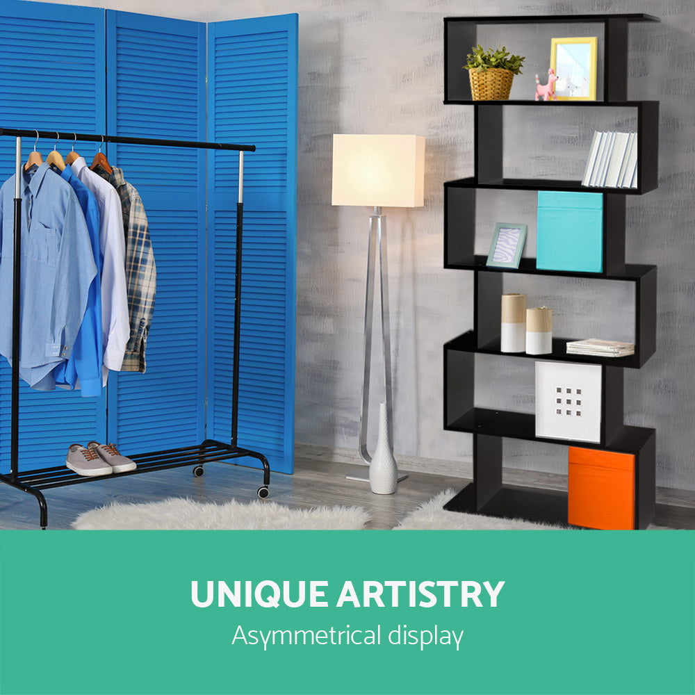 Marlook Bookshelf 6 Tiers - RIVA Black